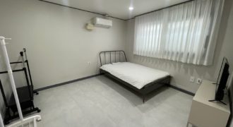 Near Hongdae Station Spacious! One bedroom + One living room :)